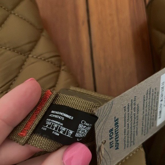 NWT Chaco Quilted Ramble Puff Shoes Military Olive Sz 9 - Picture 9 of 9